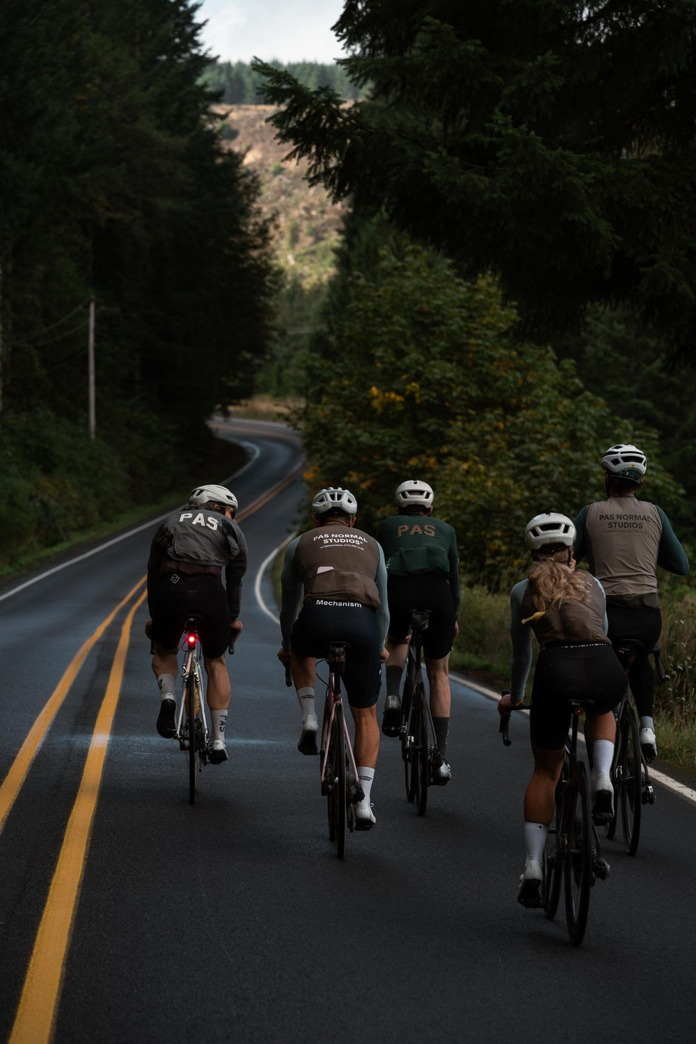 Cycliste après une séance