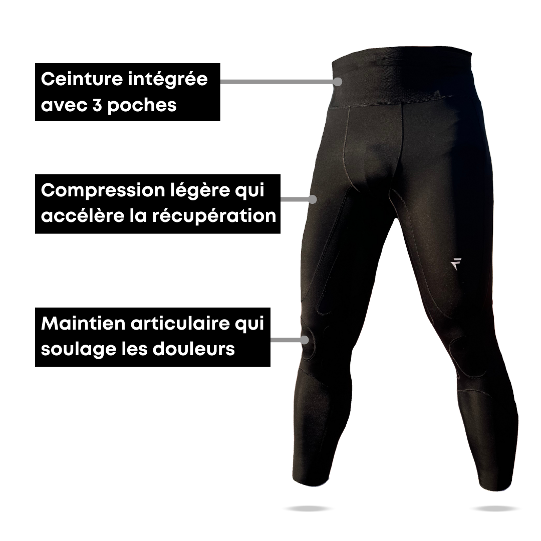 Legging avec Maintien des genoux intégré