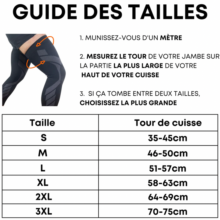 Maintien de compression V2 pour Genoux et Jambes