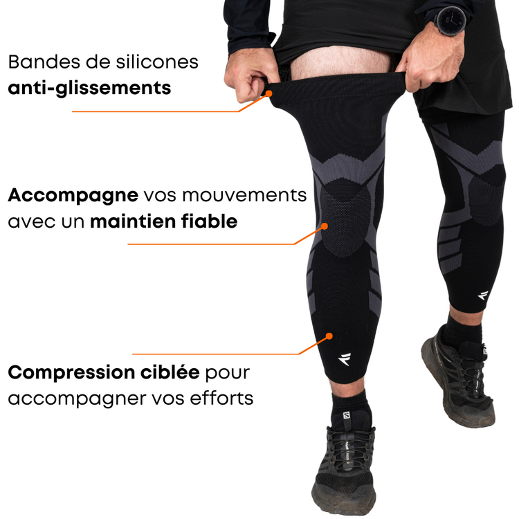 Maintien de compression V2 pour Genoux et Jambes Flytex