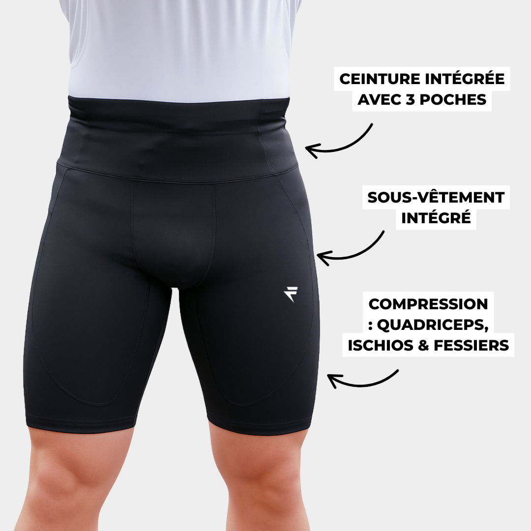 Kompressionsshorts mit Bund