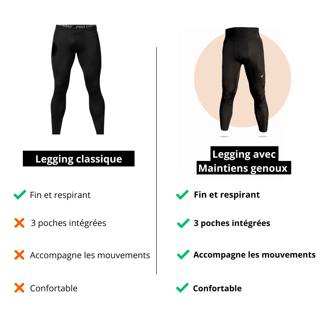 Kompressionsleggings mit Stütze und Bund