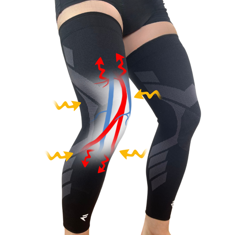 Maintien de compression V2 pour Genoux et Jambes Flytex