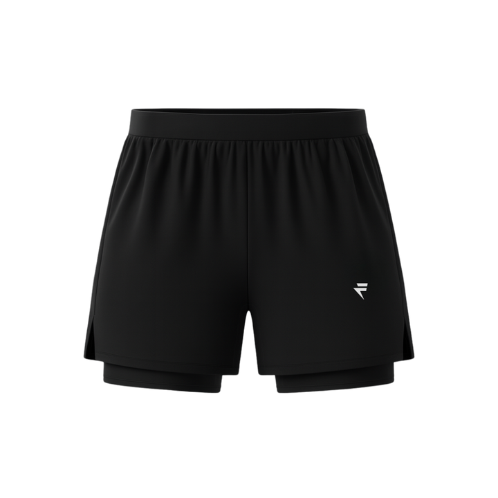 Short 2 en 1 avec compression intégrée