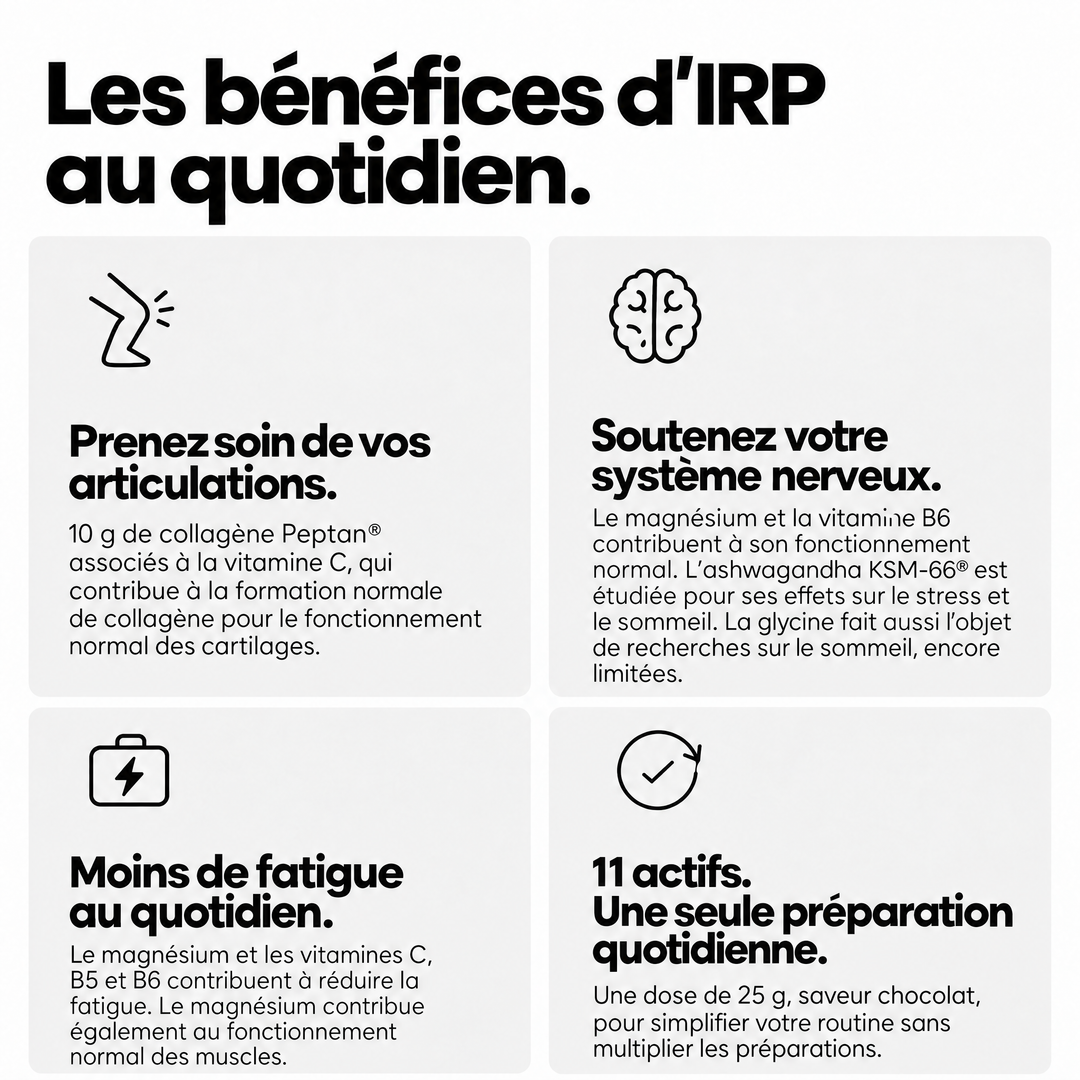 IRP® - Formule récupération